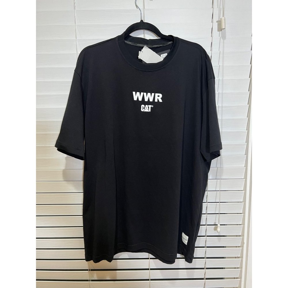 Caterpillar CAT WWR Workwear Redefined Graphic T-Shirt Black Mens 2XL‎ NWT